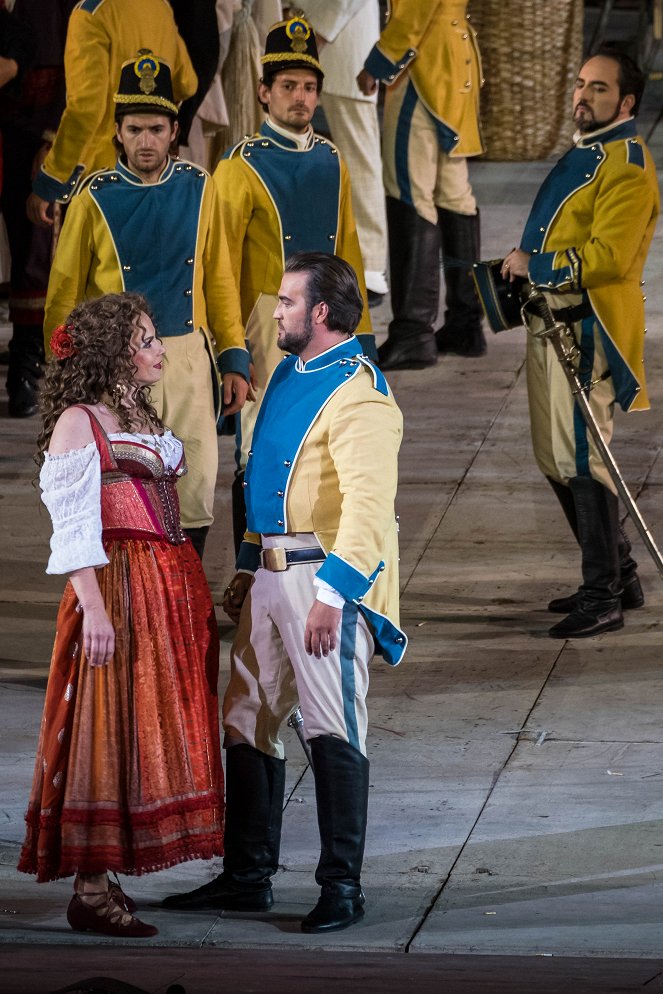 Aus der Arena di Verona: "Carmen" von Georges Bizet - Filmfotos