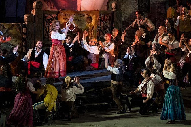 Aus der Arena di Verona: "Carmen" von Georges Bizet - Filmfotos