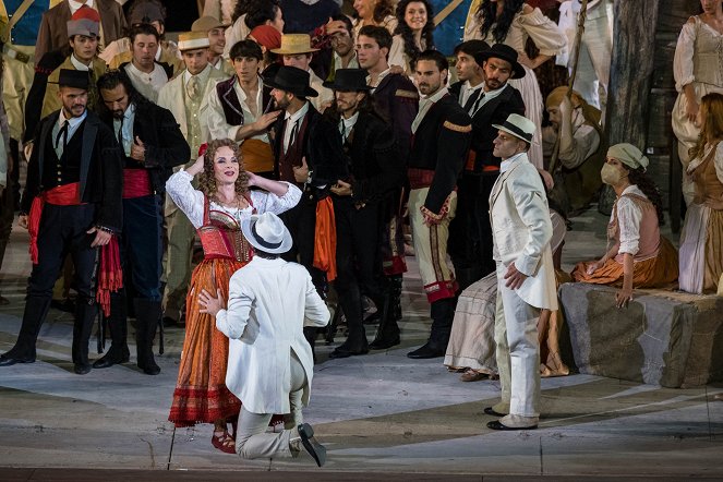 Aus der Arena di Verona: "Carmen" von Georges Bizet - Filmfotos