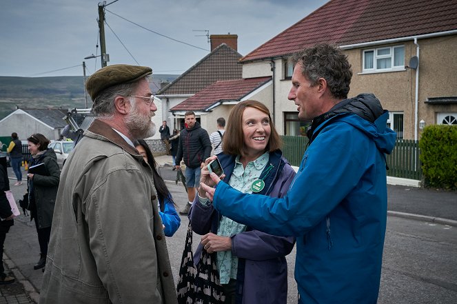 Cavalo de Sonho - De filmagens - Owen Teale, Toni Collette, Euros Lyn