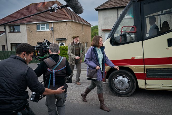 Cavalo de Sonho - De filmagens - Owen Teale, Toni Collette