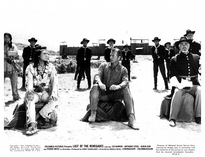 Winnetou II: Ostatni renegaci - Lobby karty - Pierre Brice, Lex Barker, Renato Baldini