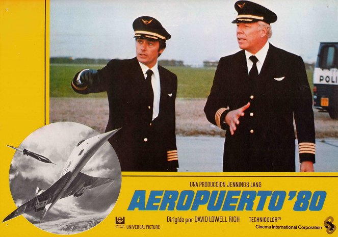 Airport 80 Concorde - Cartes de lobby - Alain Delon, George Kennedy