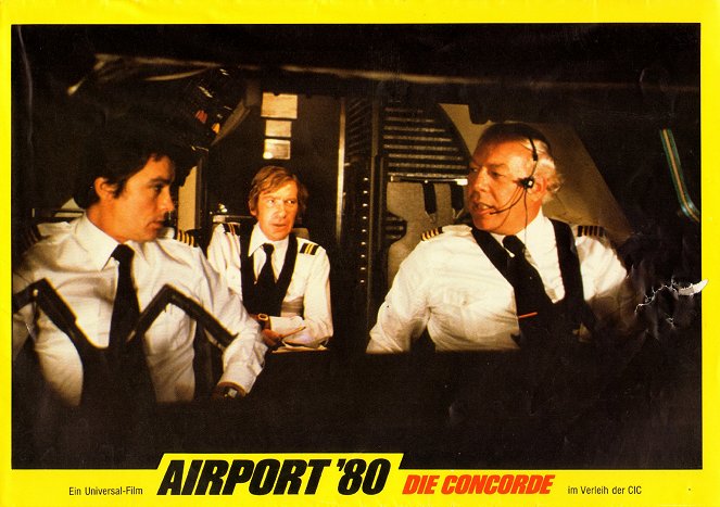 Airport '80 - Die Concorde - Lobbykarten - Alain Delon, David Warner, George Kennedy