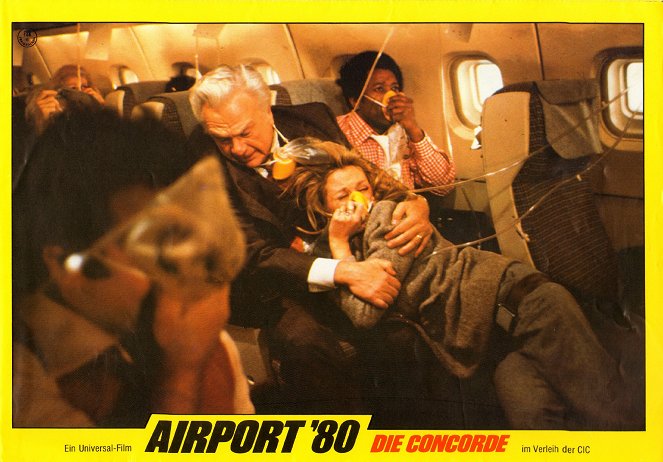 Airport '80 - Die Concorde - Lobbykarten - Eddie Albert, Sybil Danning