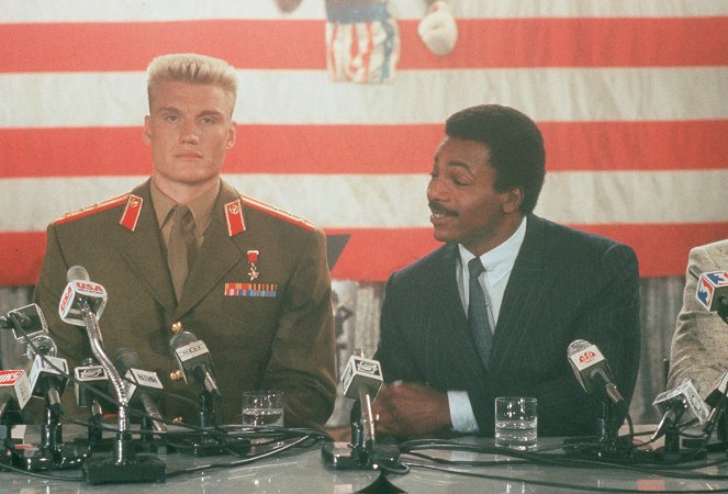 Rocky IV - Z filmu - Dolph Lundgren, Carl Weathers