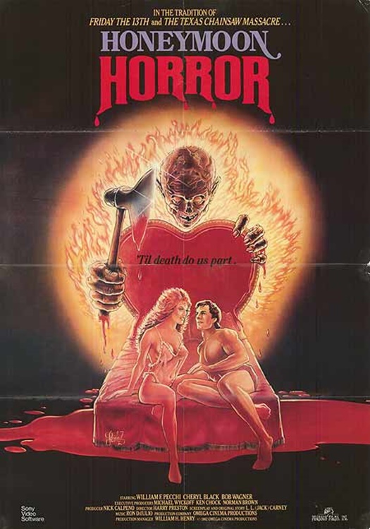 Honeymoon Horror - Plakate