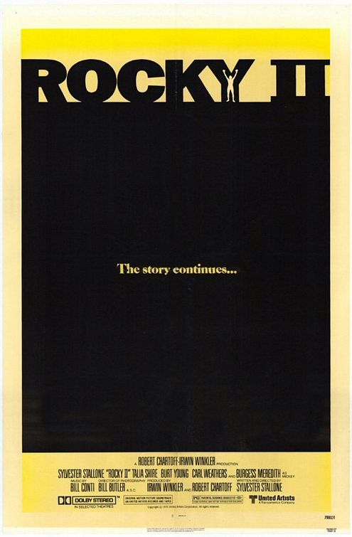 Rocky II - Plagáty