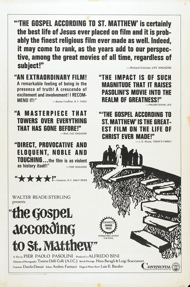 The Gospel According to Matthew - Posters