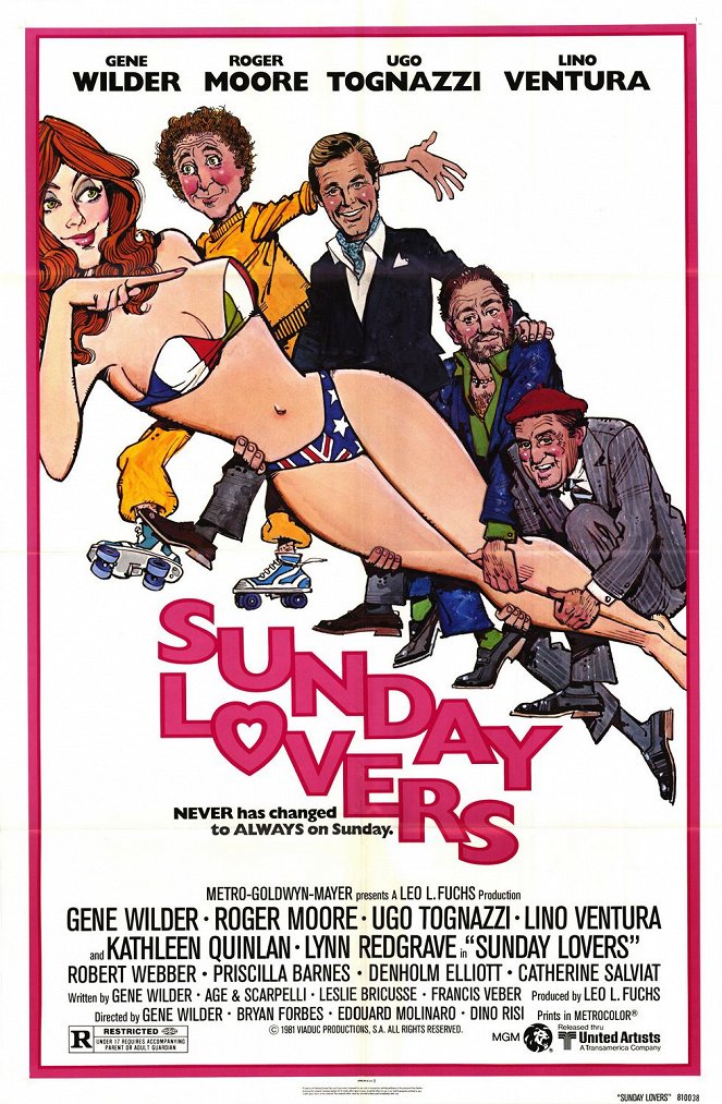 Sunday Lovers - Posters