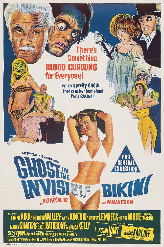 The Ghost in the Invisible Bikini - Carteles