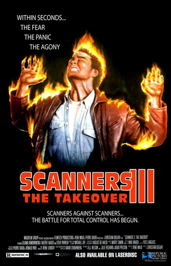 Scanners III: The Takeover - Cartazes