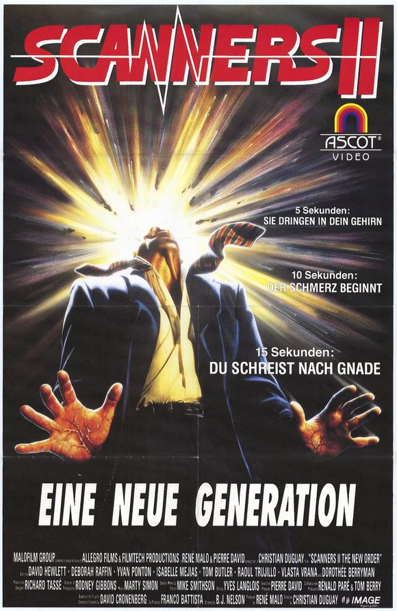 Scanners 2: Eine neue Generation - Plakate