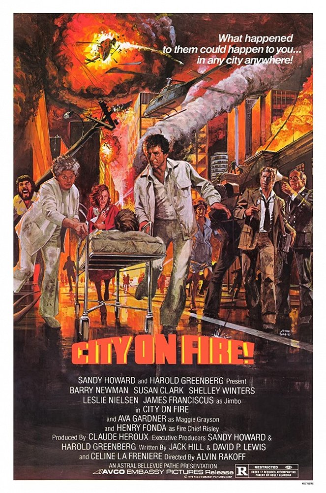 Hořící město - Plakáty