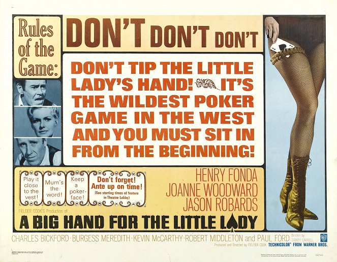 A Big Hand for the Little Lady - Cartazes