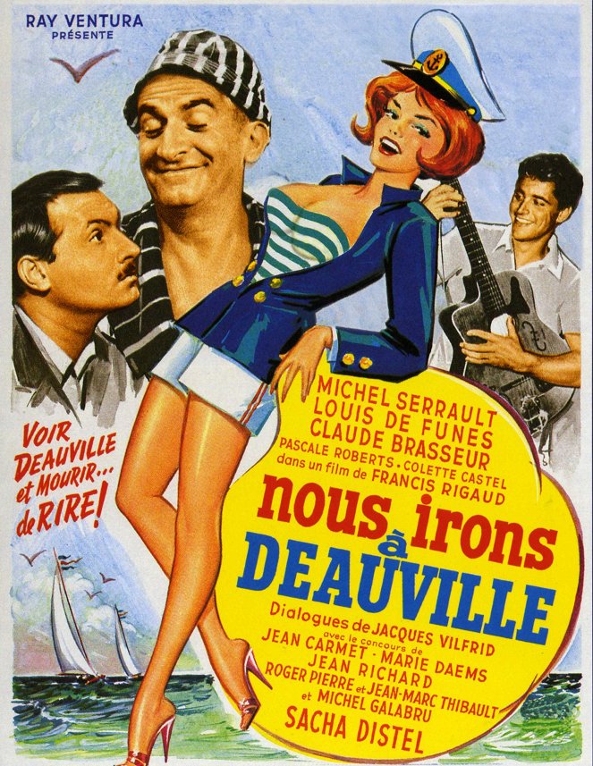 Louis de Funés - Wir fahren nach Deauville - Plakate