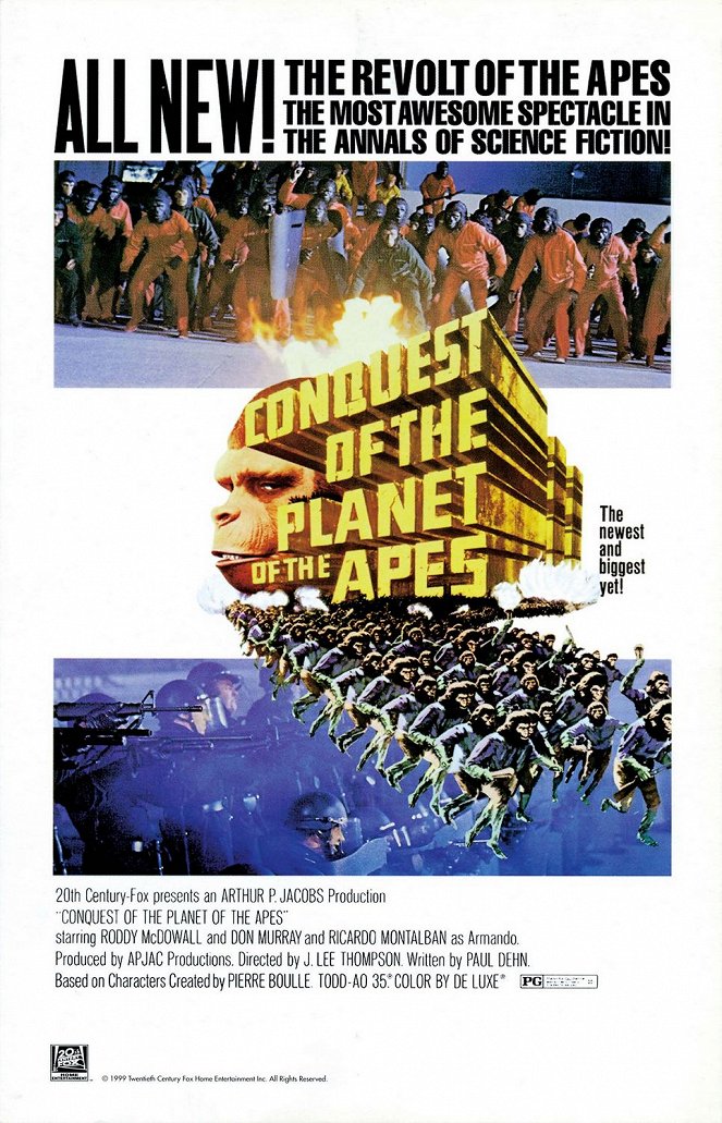 Conquest of the Planet of the Apes - Cartazes