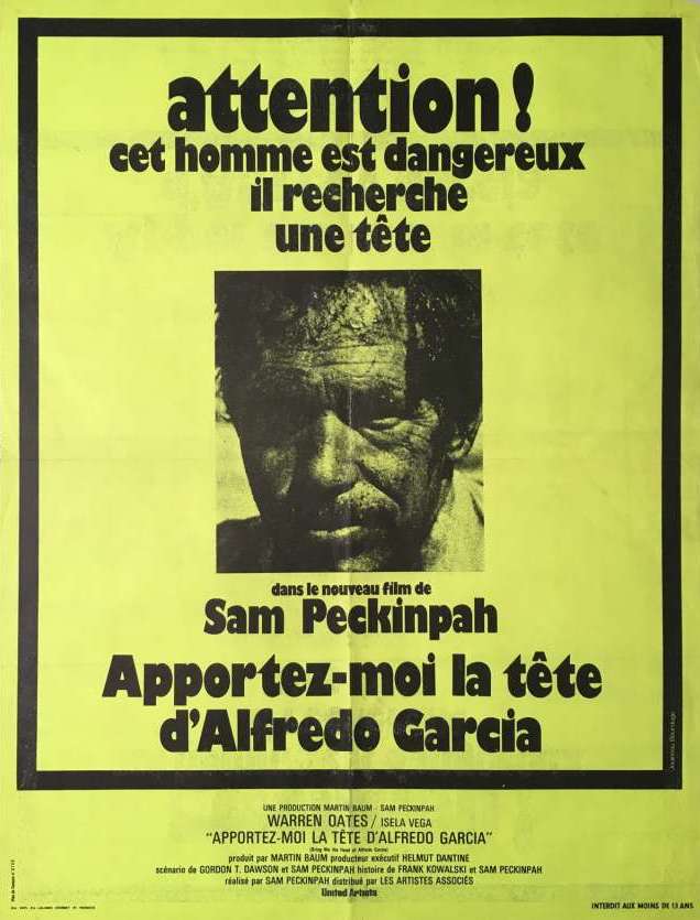 Apportez-moi la tête d'Alfredo Garcia - Affiches