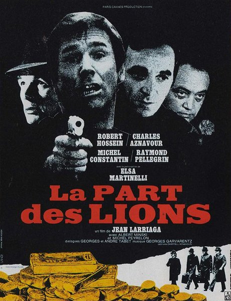 La Part des lions - Posters