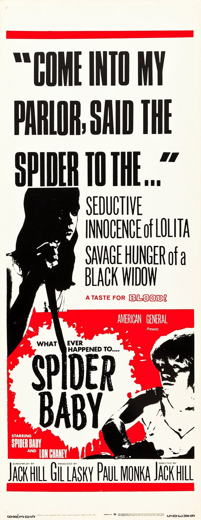 Spider Baby, or The Maddest Story Ever Told - Carteles