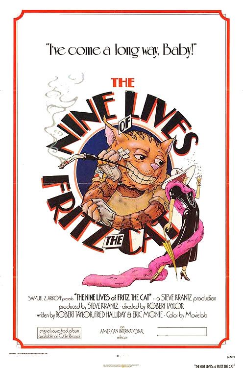 The Nine Lives of Fritz the Cat - Carteles