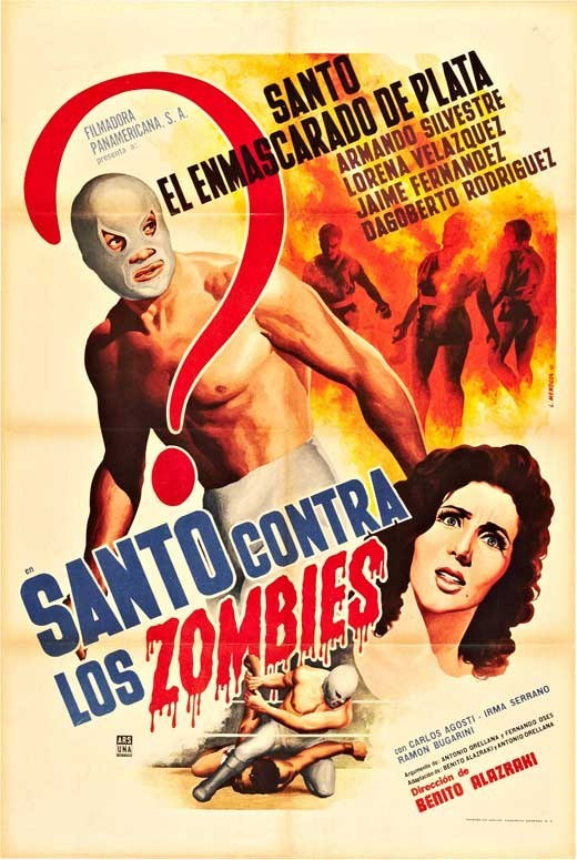 Santo contra los zombies - Plakate