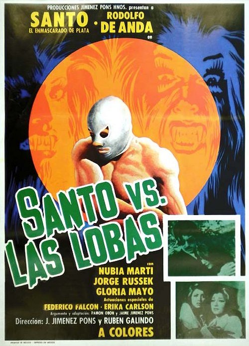Santo vs. the She-Wolves - Posters