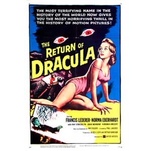 The return of Dracula - Affiches