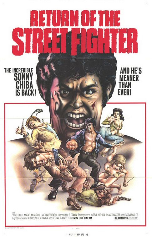 Return of the Street Fighter - Affiches