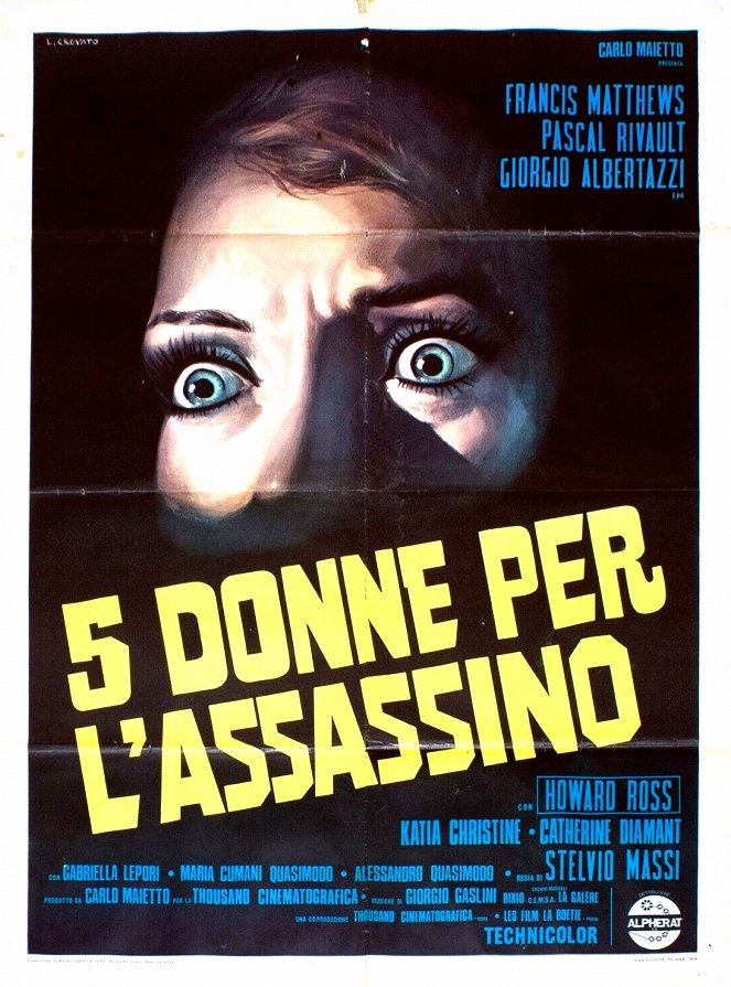 5 donne per l'assassino - Posters