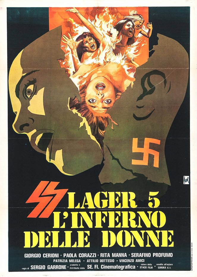 SS Lager 5 l'inferno delle donne - Plakate