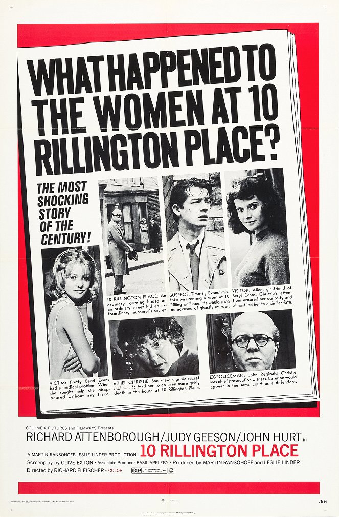 10 Rillington Place - Posters