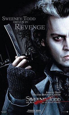 Sweeney Todd: O Terrível Barbeiro de Fleet Street - Cartazes