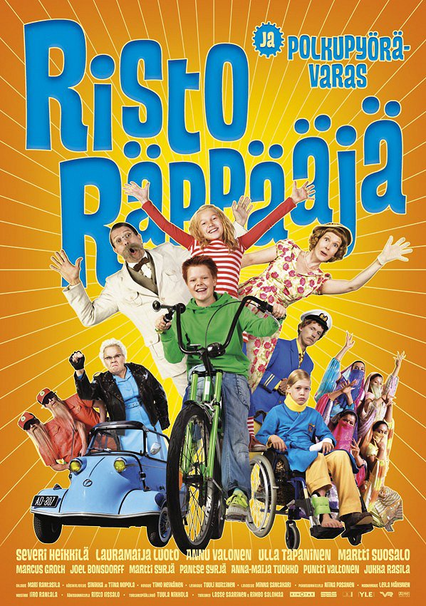 Risto Räppääjä ja polkupyörävaras - Plakáty