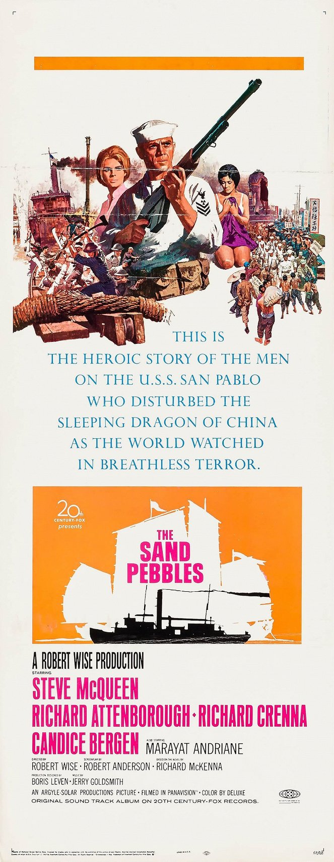 Strážní loď Sand Pebbles - Plakáty