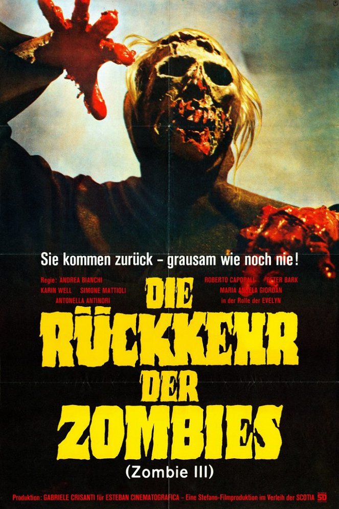 Die Rückkehr der Zombies - Plakate