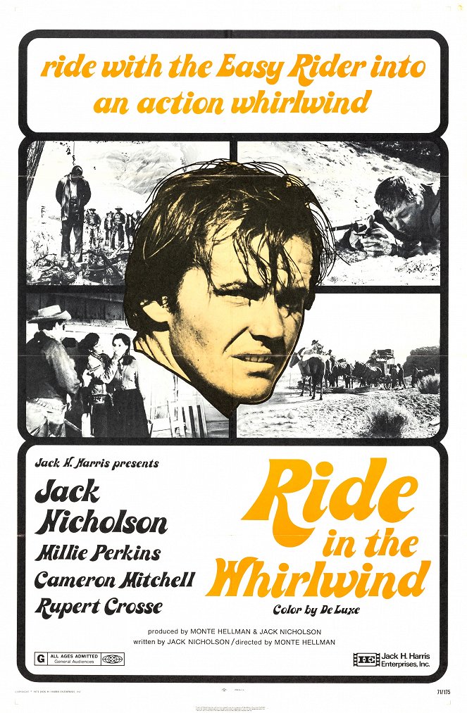 Ride in the Whirlwind - Affiches