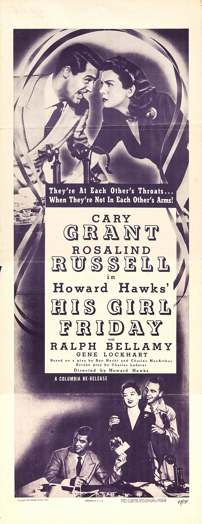 His Girl Friday - Posters