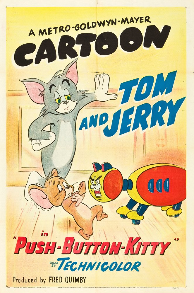 Tom y Jerry - Tom y Jerry - Oprime el botón gatito - Carteles
