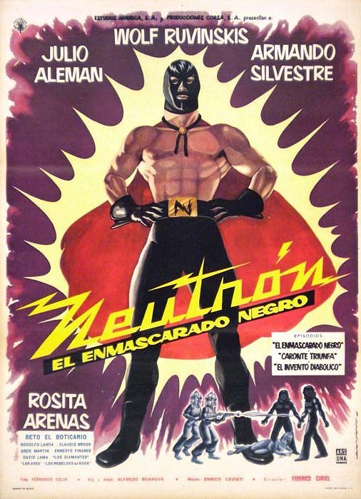 Neutrón el enmascarado negro - Posters