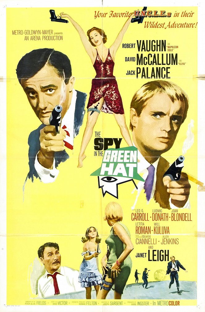 The Spy in the Green Hat - Carteles