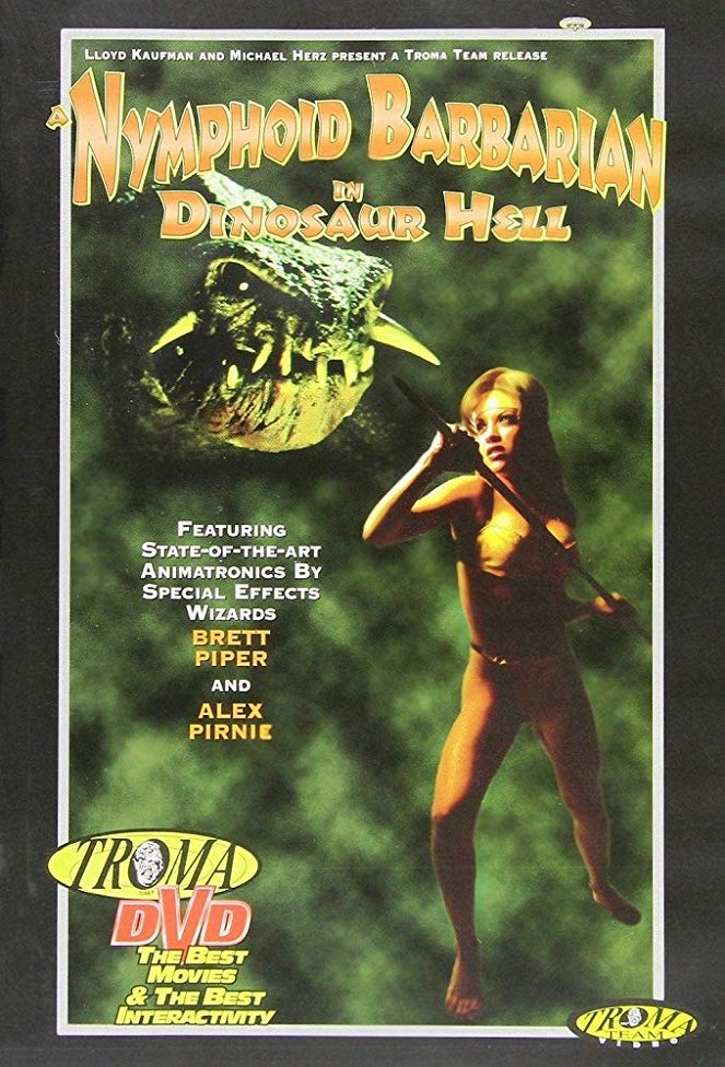 A Nymphoid Barbarian in Dinosaur Hell - Plakaty