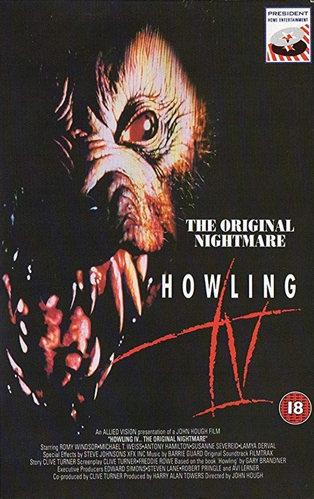 Howling IV: The Original Nightmare - Cartazes