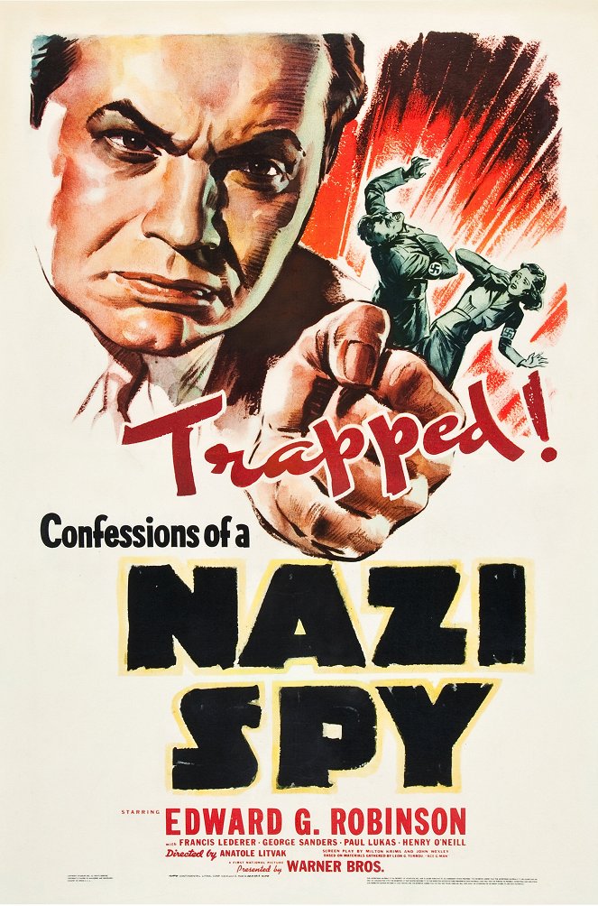 Confessions of a Nazi Spy - Plakáty