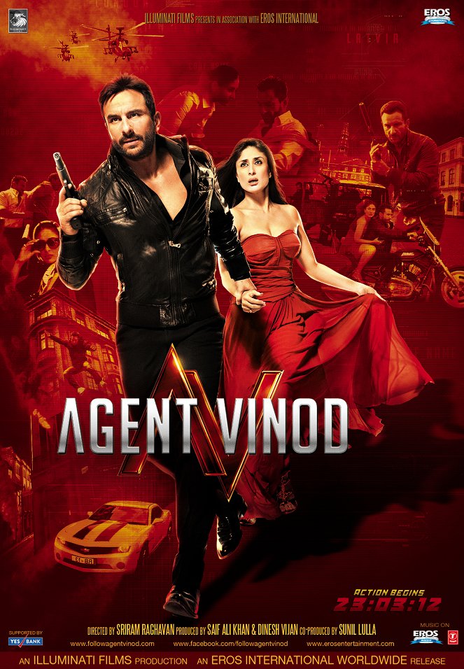 Agent Vinod - Plakaty