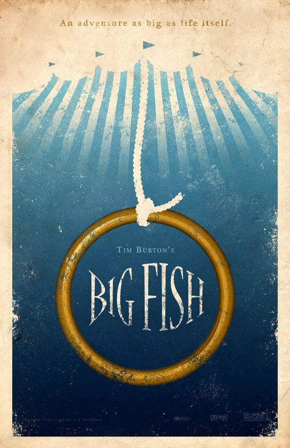 Duża ryba - Plakaty