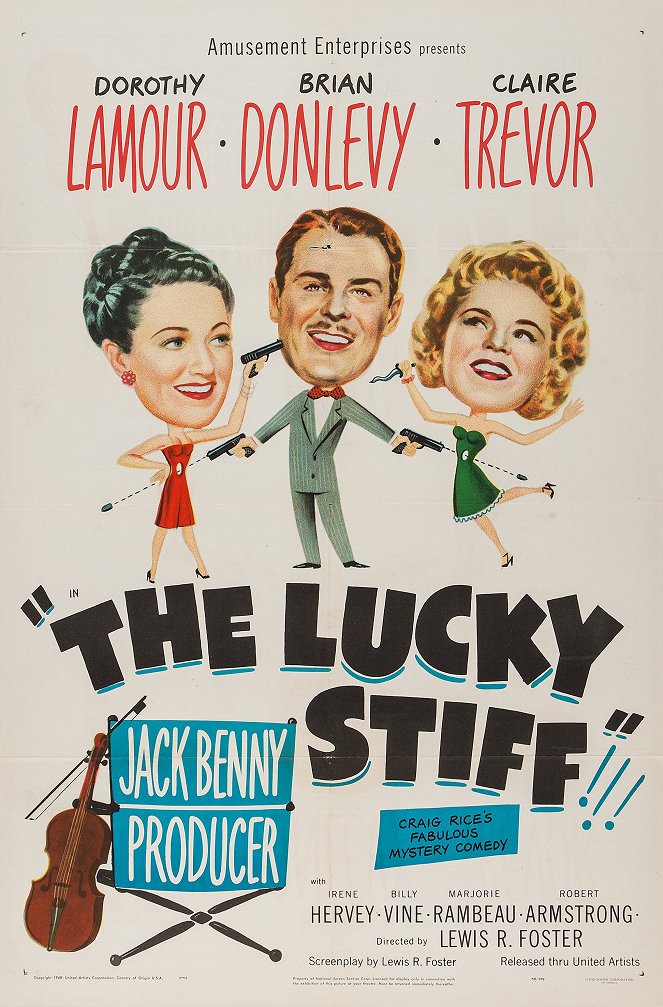 The Lucky Stiff - Plakate