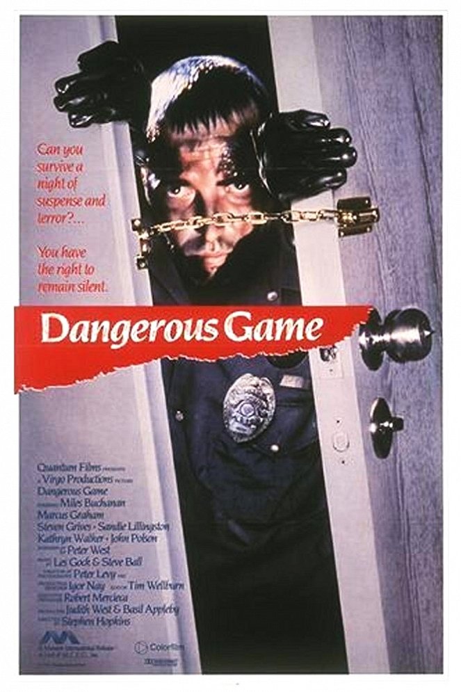 Dangerous Game - Cartazes
