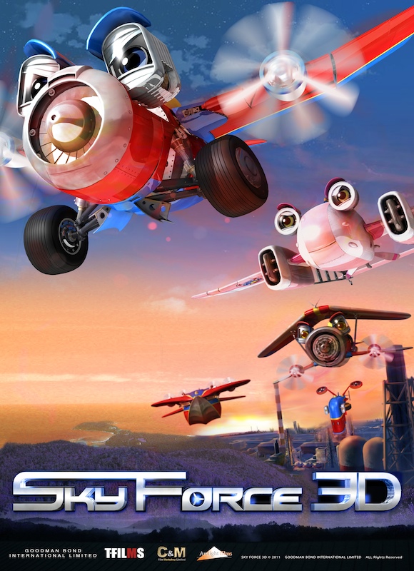Sky Force 3D - Affiches