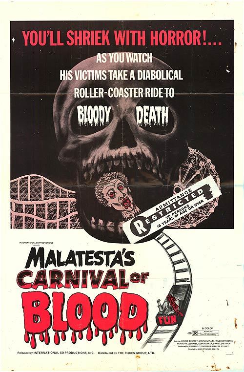 Malatesta's Carnival of Blood - Affiches
